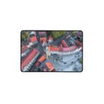 Chicago River Night City Lights Enhanced Matte Paper Framed Poster