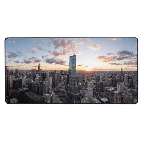 Limited Edition - Chicago Sunrise Skyline Desk Mat