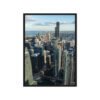 Chicago Skyline Heights Framed Canvas