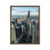 Chicago Skyline Heights Framed Canvas