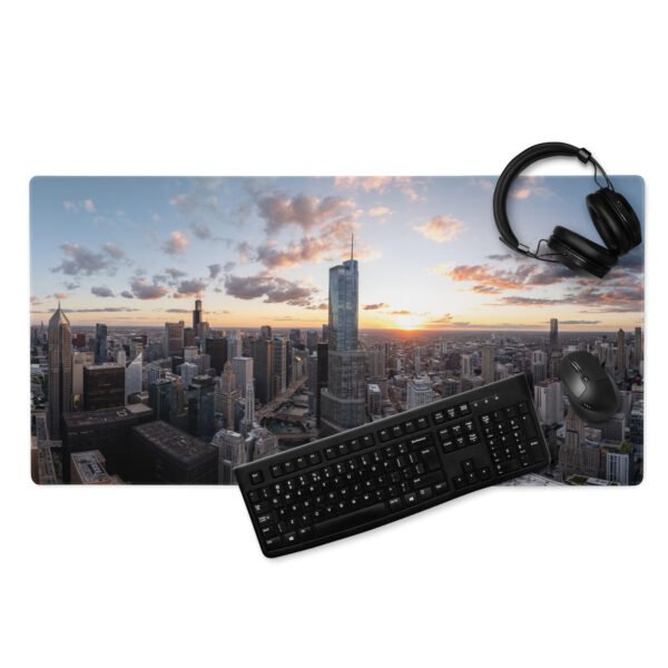 Limited Edition - Chicago Sunrise Skyline Gaming mouse pad