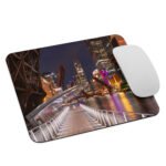 Chicago Lake Shore Drive Night Skyline Enhanced Matt Paper Poster