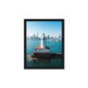 Chicago Harbor Lighthouse Framed Canvas