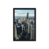 Chicago Skyline Heights Framed Canvas