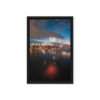 Chicago Fireworks Night Framed Canvas