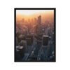Chicago Golden Dawn Framed Canvas