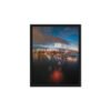 Chicago Fireworks Night Framed Canvas