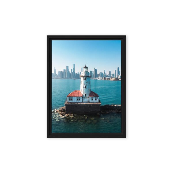 Chicago Harbor Lighthouse Framed Canvas
