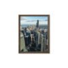 Chicago Skyline Heights Framed Canvas