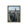 Chicago Skyline Heights Framed Canvas