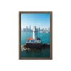 Chicago Harbor Lighthouse Framed Canvas