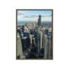 Chicago Skyline Heights Framed Canvas