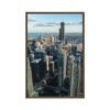 Chicago Skyline Heights Framed Canvas