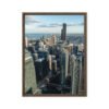 Chicago Skyline Heights Framed Canvas
