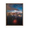 Chicago Fireworks Night Framed Canvas