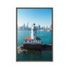 Chicago Harbor Lighthouse Framed Canvas