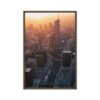 Chicago Golden Dawn Framed Canvas