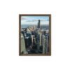 Chicago Skyline Heights Framed Canvas