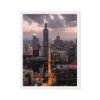 Chicago Twilight Skyline Framed Canvas