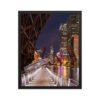 Chicago Riverwalk Nights Enhanced Matte Paper Framed Poster