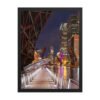 Chicago Riverwalk Nights Enhanced Matte Paper Framed Poster