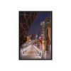Chicago Riverwalk Nights Enhanced Matte Paper Framed Poster