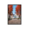 Chicago Autumn Cloud Gate Day Enhanced Matte Paper Framed Poster