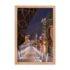 Chicago Riverwalk Nights Enhanced Matte Paper Framed Poster