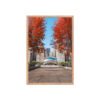 Chicago Autumn Cloud Gate Day Enhanced Matte Paper Framed Poster