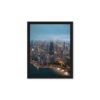 Chicago Lakefront Twilight Framed Canvas