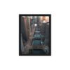 Chicago River Bridges Framed Canvas