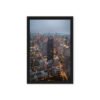 Chicago City Lights Framed Canvas