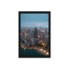 Chicago Lakefront Twilight Framed Canvas