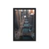 Chicago River Bridges Framed Canvas
