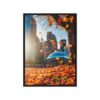 Chicago Autumn Glow Framed Canvas
