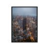 Chicago City Lights Framed Canvas