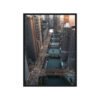 Chicago River Bridges Framed Canvas