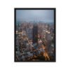 Chicago City Lights Framed Canvas