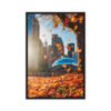 Chicago Autumn Glow Framed Canvas