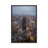 Chicago City Lights Framed Canvas