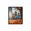 Chicago Autumn Glow Framed Canvas