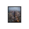 Chicago City Lights Framed Canvas
