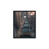 Chicago River Bridges Framed Canvas