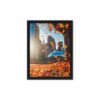 Chicago Autumn Glow Framed Canvas