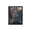 Chicago River Bridges Framed Canvas