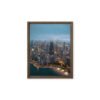 Chicago Lakefront Twilight Framed Canvas
