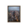 Chicago City Lights Framed Canvas