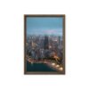 Chicago Lakefront Twilight Framed Canvas