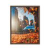 Chicago Autumn Glow Framed Canvas