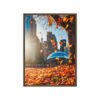 Chicago Autumn Glow Framed Canvas